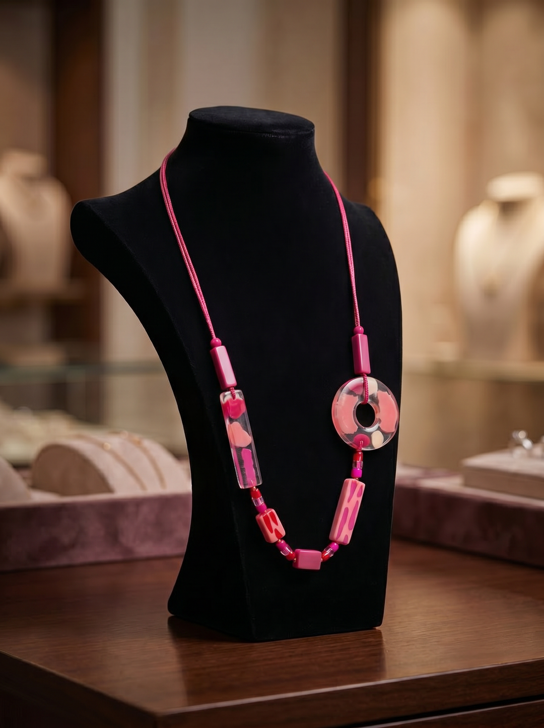 Pink Pulse Necklace