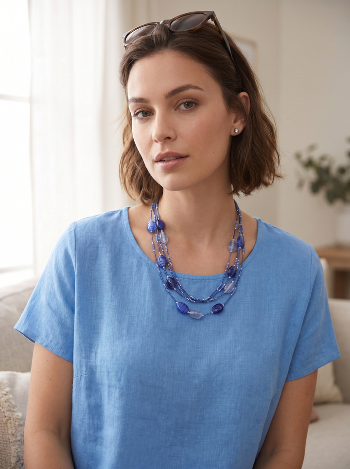 Blue Lagoon Short Necklace