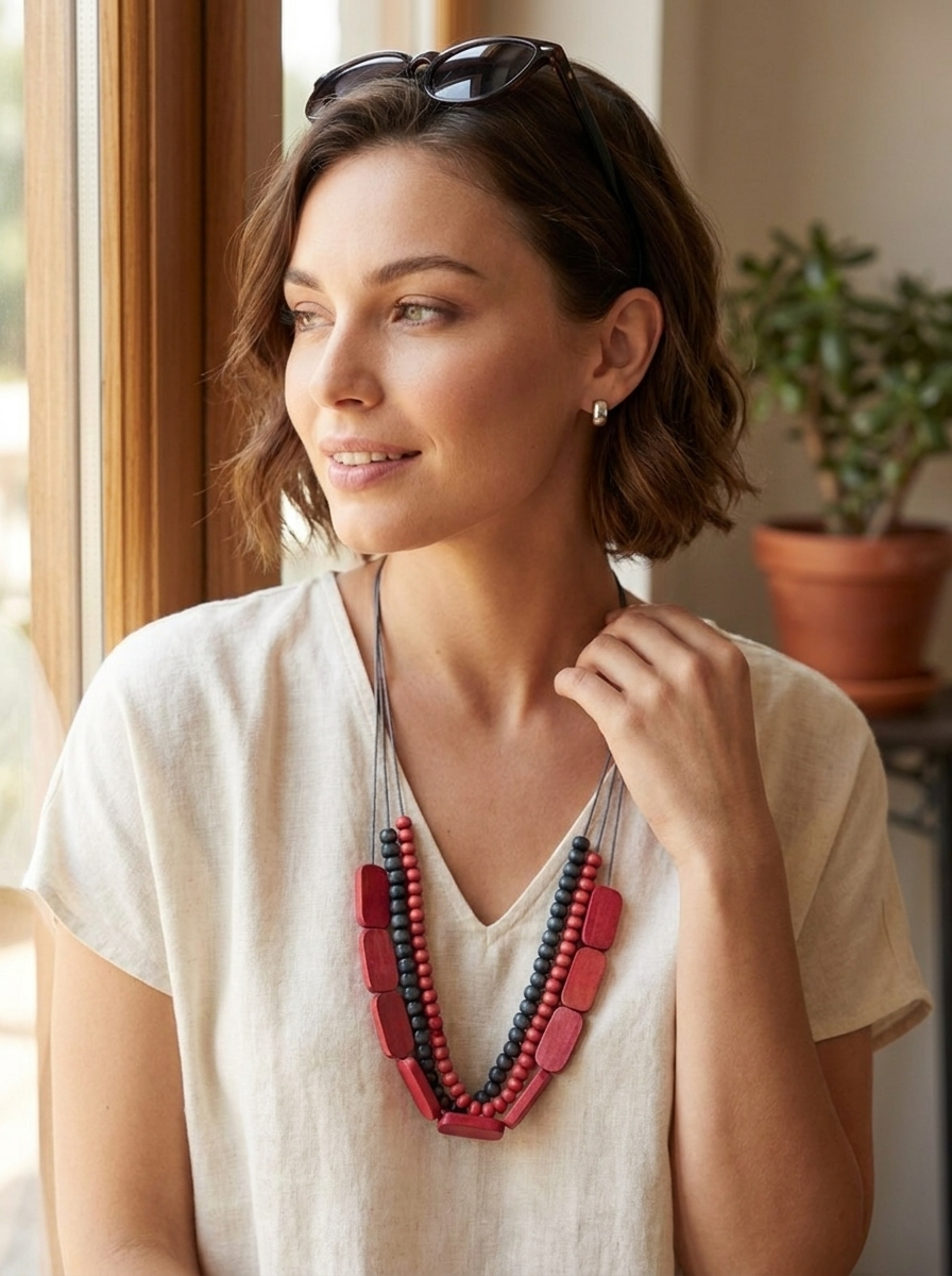 Scarlet Echo Necklace
