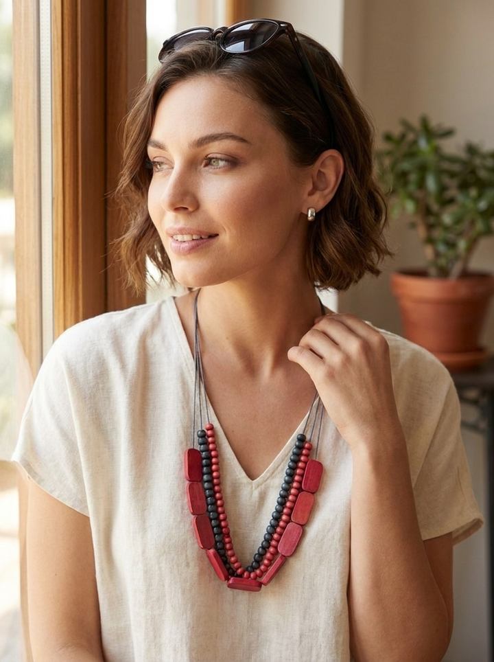Scarlet Echo Necklace