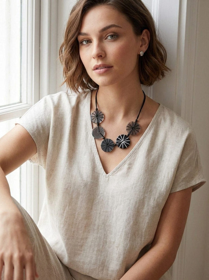 Midnight Orbit Short Necklace