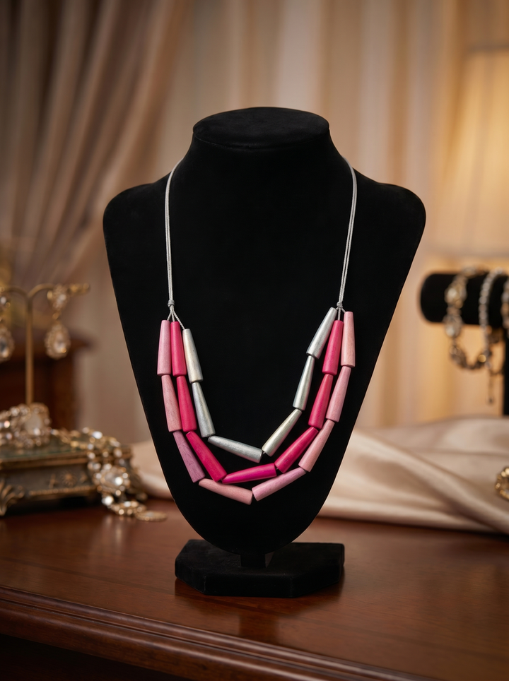 URBAN BLUSH LAYERS NECKLACE 