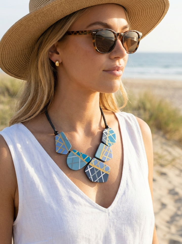 City Grid Necklace