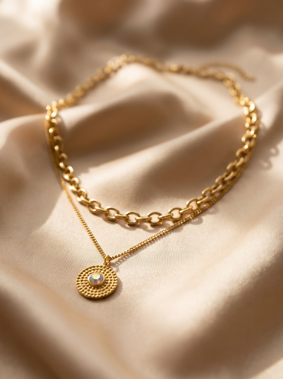 Orion Disc Necklace