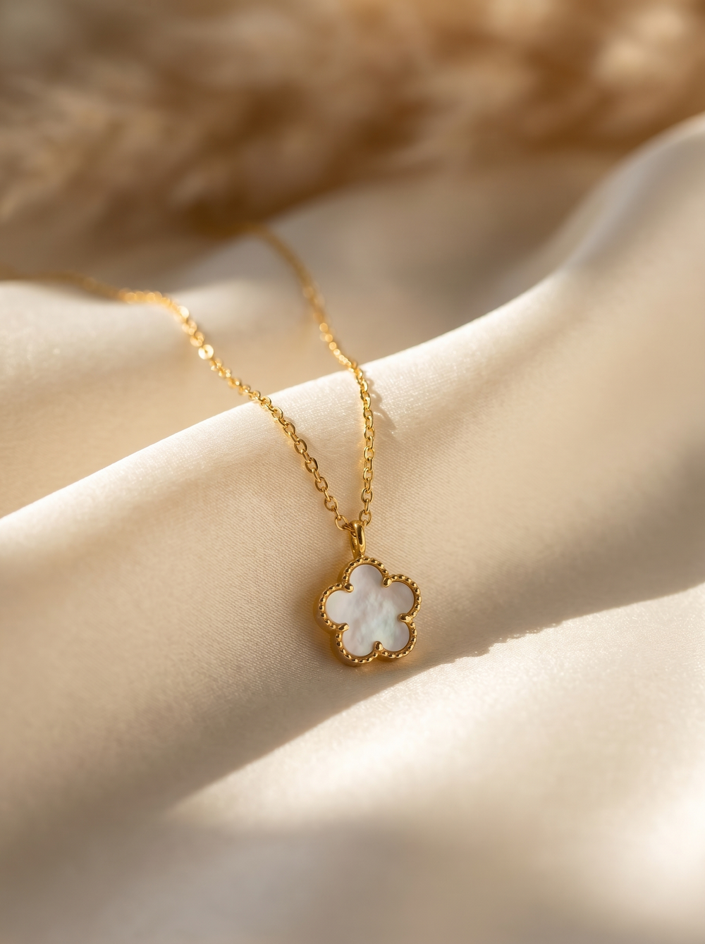 Ivory Clover Necklace