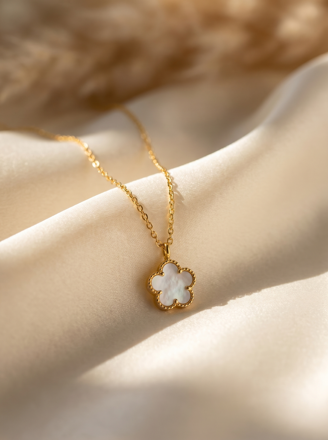 Ivory Clover Necklace