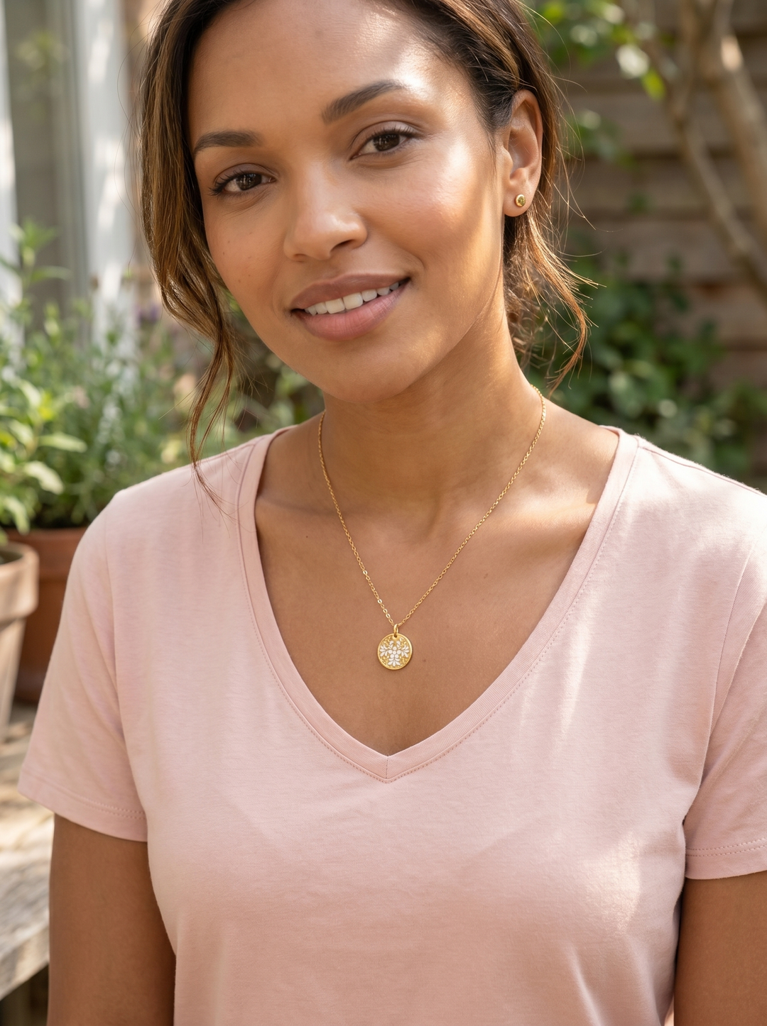 Blossom Medallion Necklace