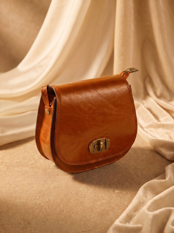 The “LA DOLCE PELLE” MADE IN ITALY Leather Crossbody Bag