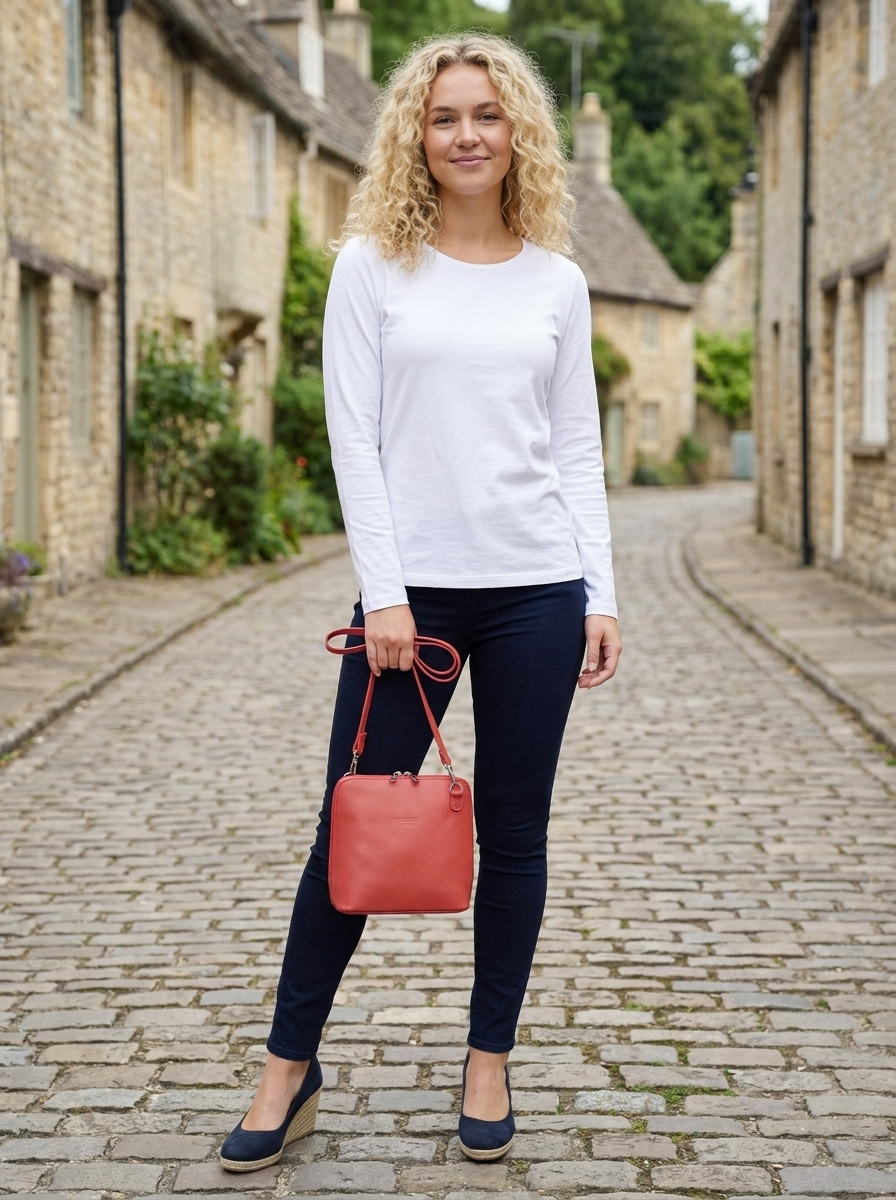 The “VERONA” MADE IN ITALY Leather Crossbody Bag