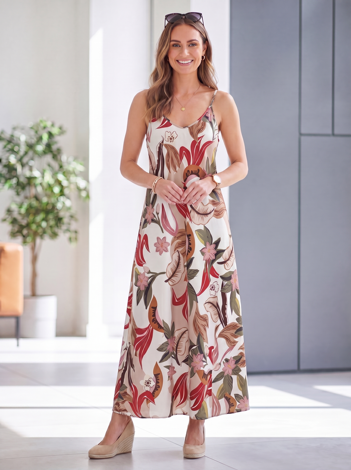 “GRACE” A-Line Maxi Dress