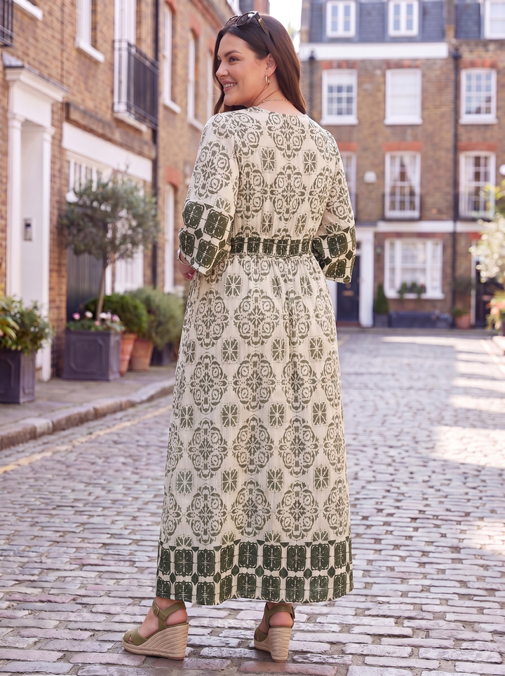 “KATE” Boho Maxi Dress