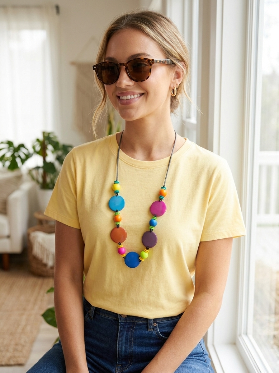 Confetti Charm Necklace