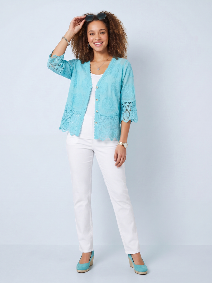 “GEMMA” Lace Top / Jacket