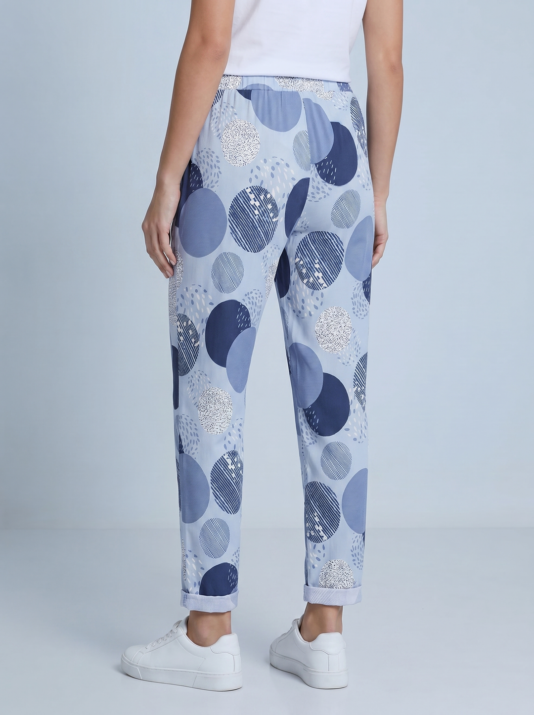 “CARLA” Abstract Polka Dot Trouser