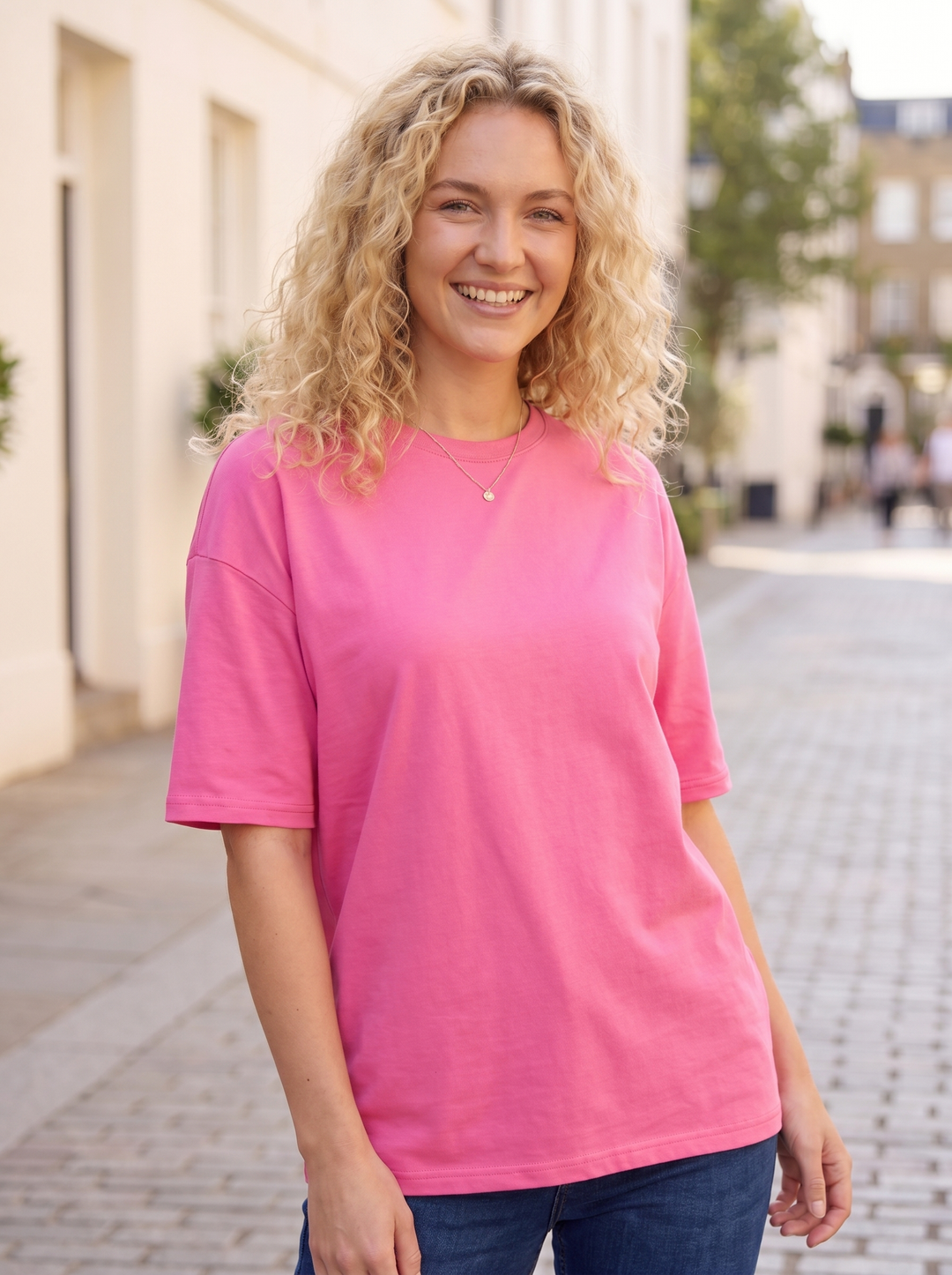 “JAMIE-LEE” Premium Top cerise pink