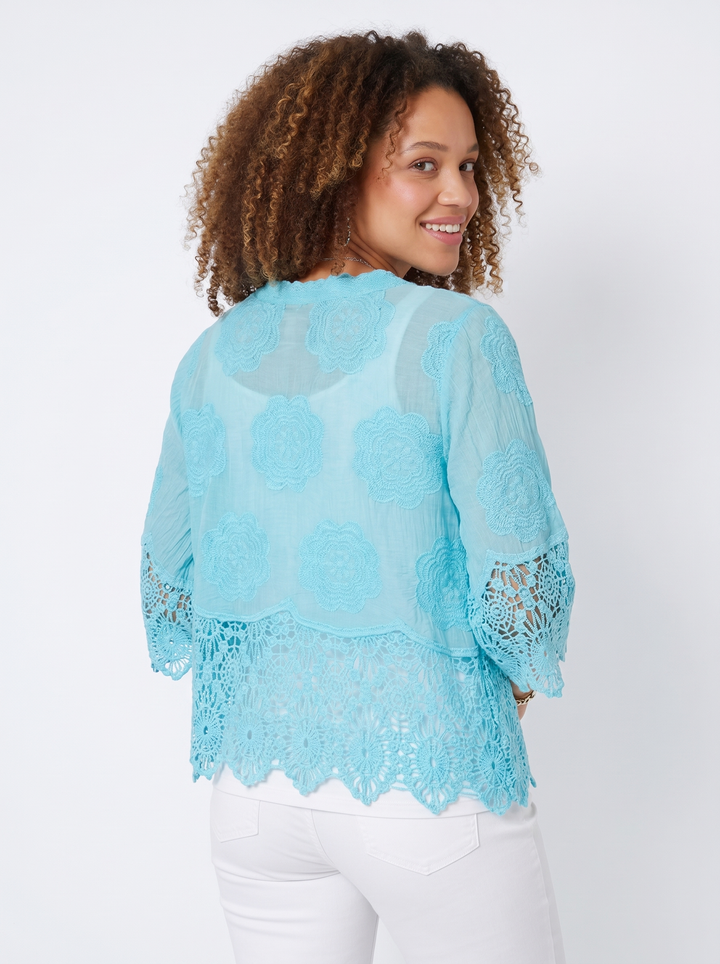 “GEMMA” Lace Top / Jacket