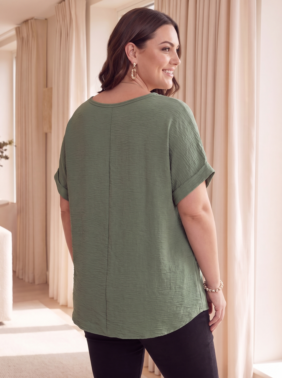 “ARIANA” Relaxed Fit Top/Blouse