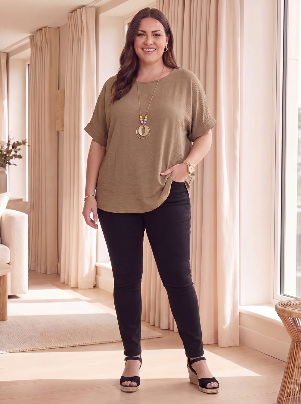 “ARIANA” Relaxed Fit Top/Blouse