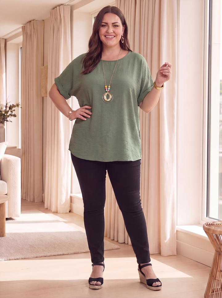 “ARIANA” Relaxed Fit Top/Blouse