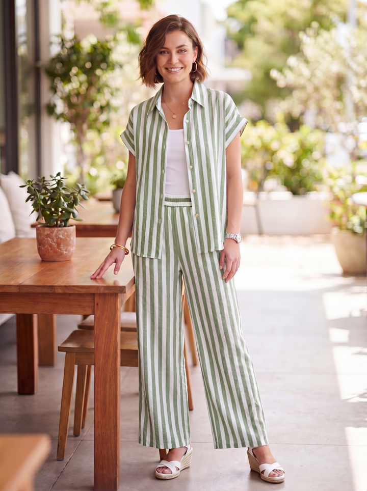 “BETHANY” Co-Ord Set -khaki green