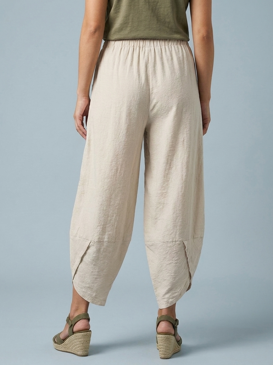 “LARA” Lagenlook Barrel Trouser