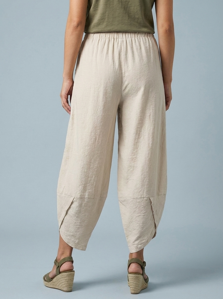 “LARA” Lagenlook Barrel Trouser
