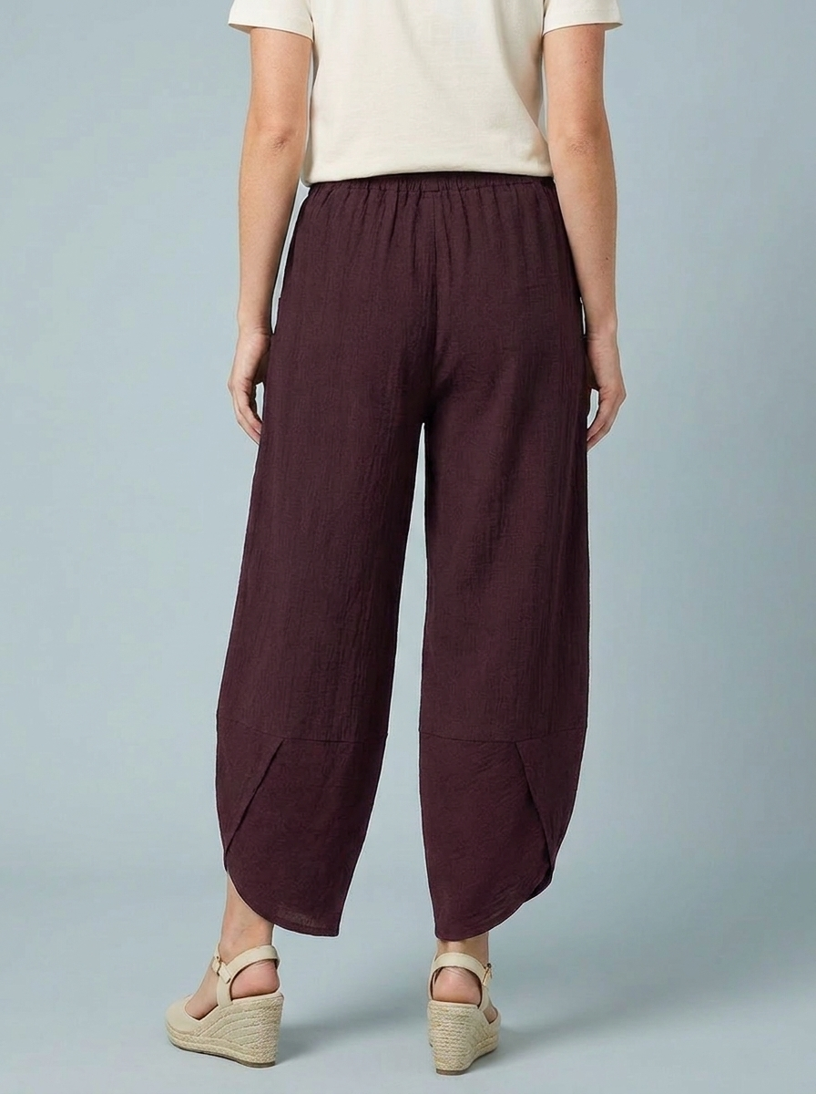 “LARA” Lagenlook Barrel Trouser