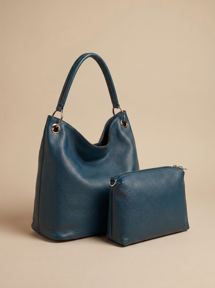 “CAMDEN COLLECTION”  Slouch Hobo Bag -Teal