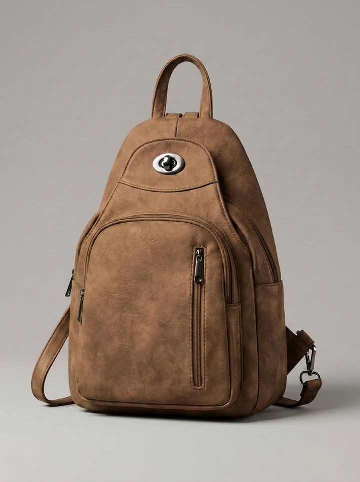 "BERNY" Rucksack - navy - mocha
