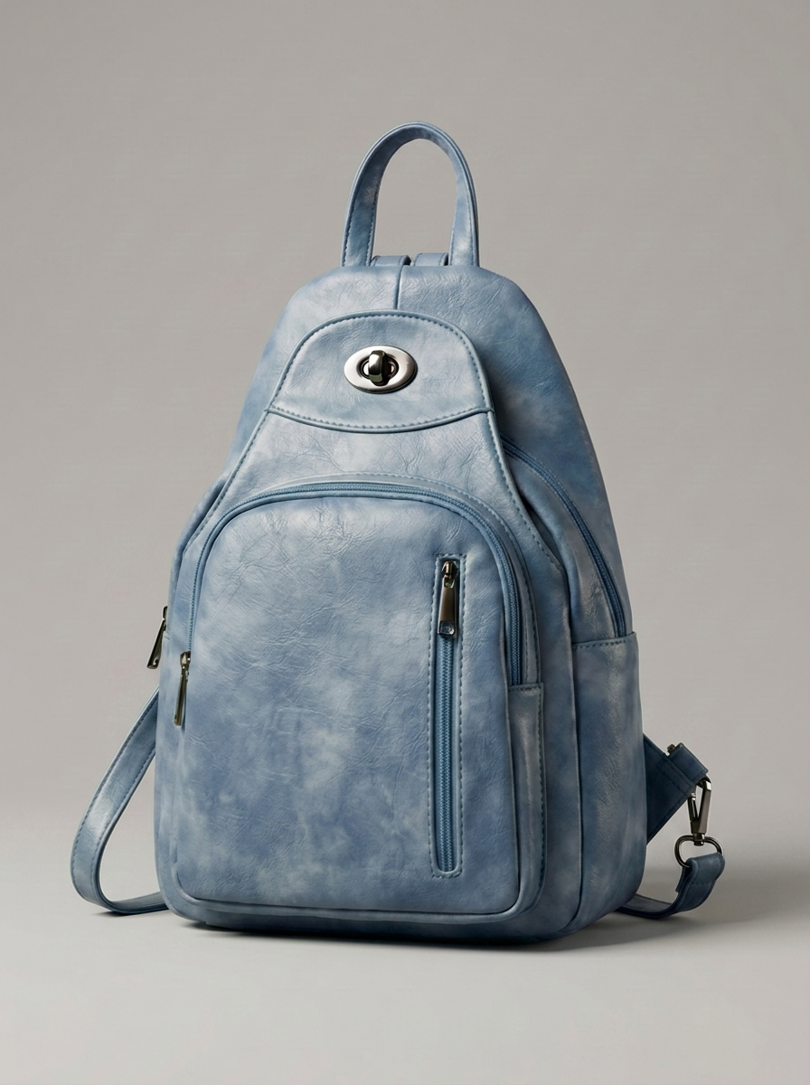 "BERNY" Rucksack - denim blue