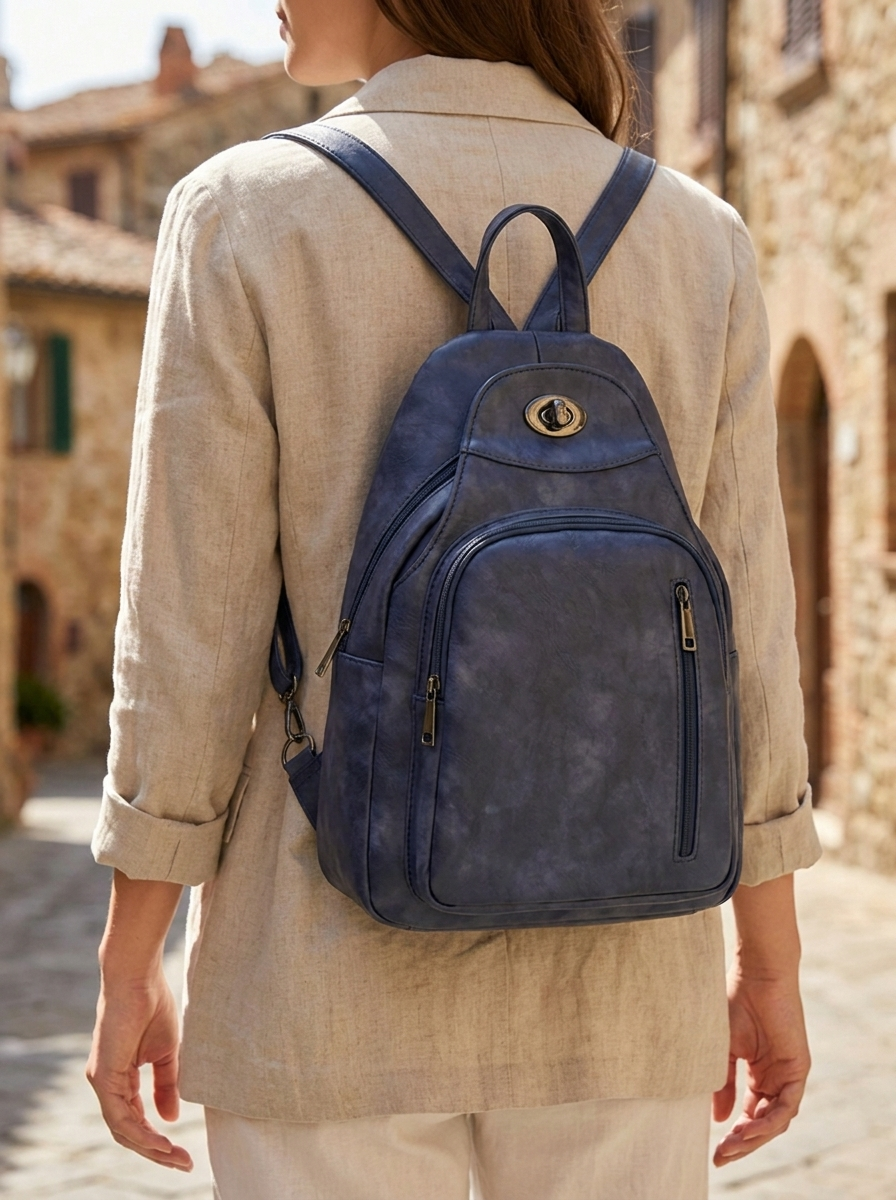 "BERNY" Rucksack - navy