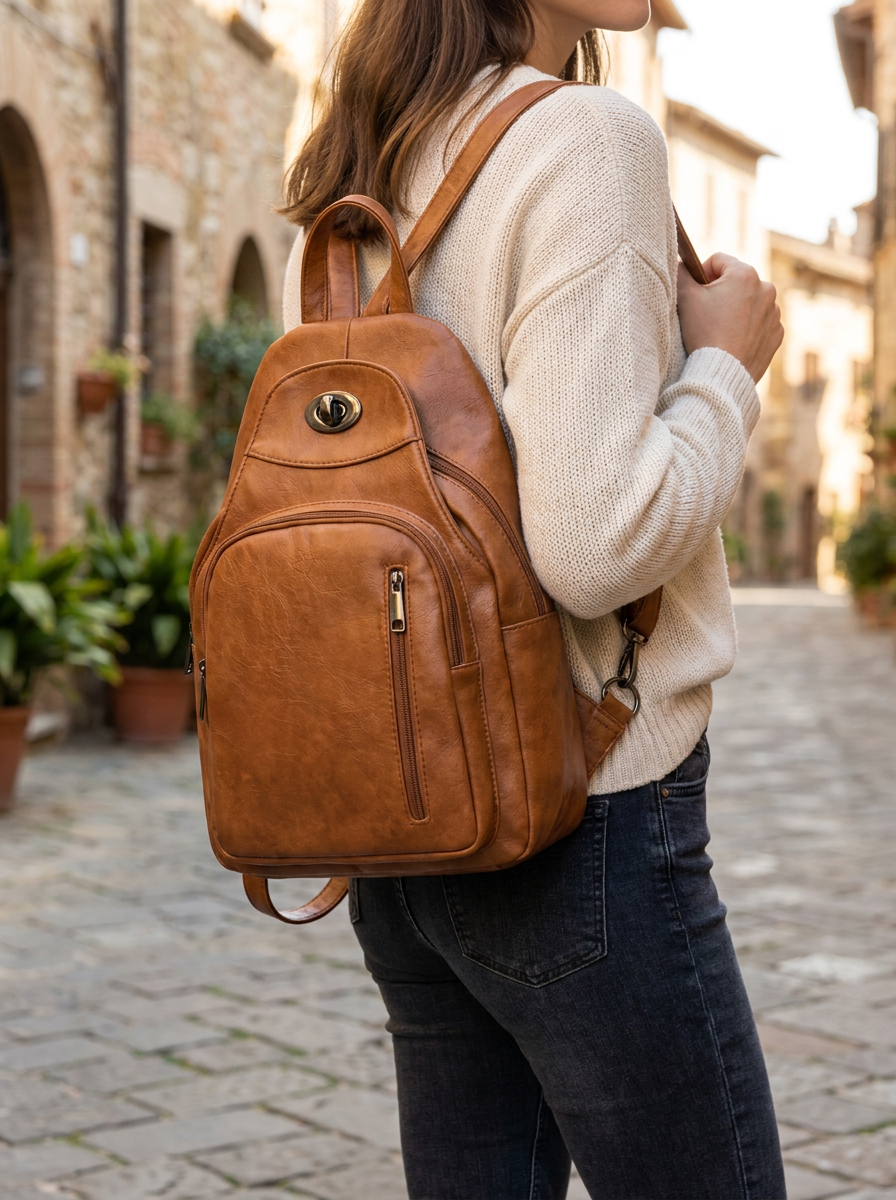 "BERNY" Rucksack - brown
