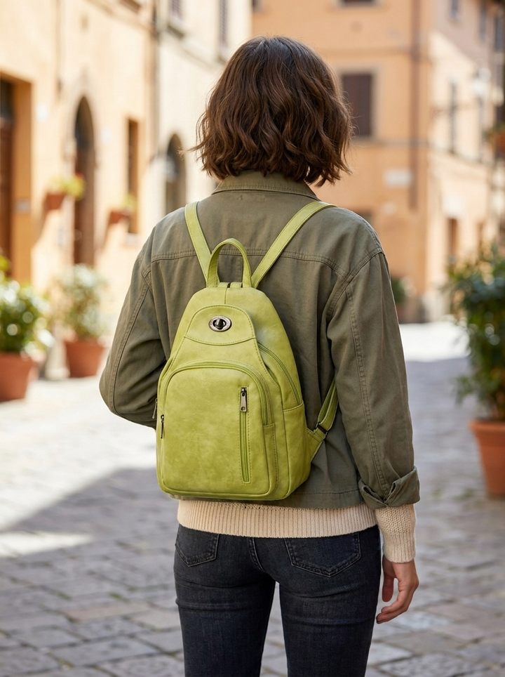 "BERNY" Rucksack - lime green