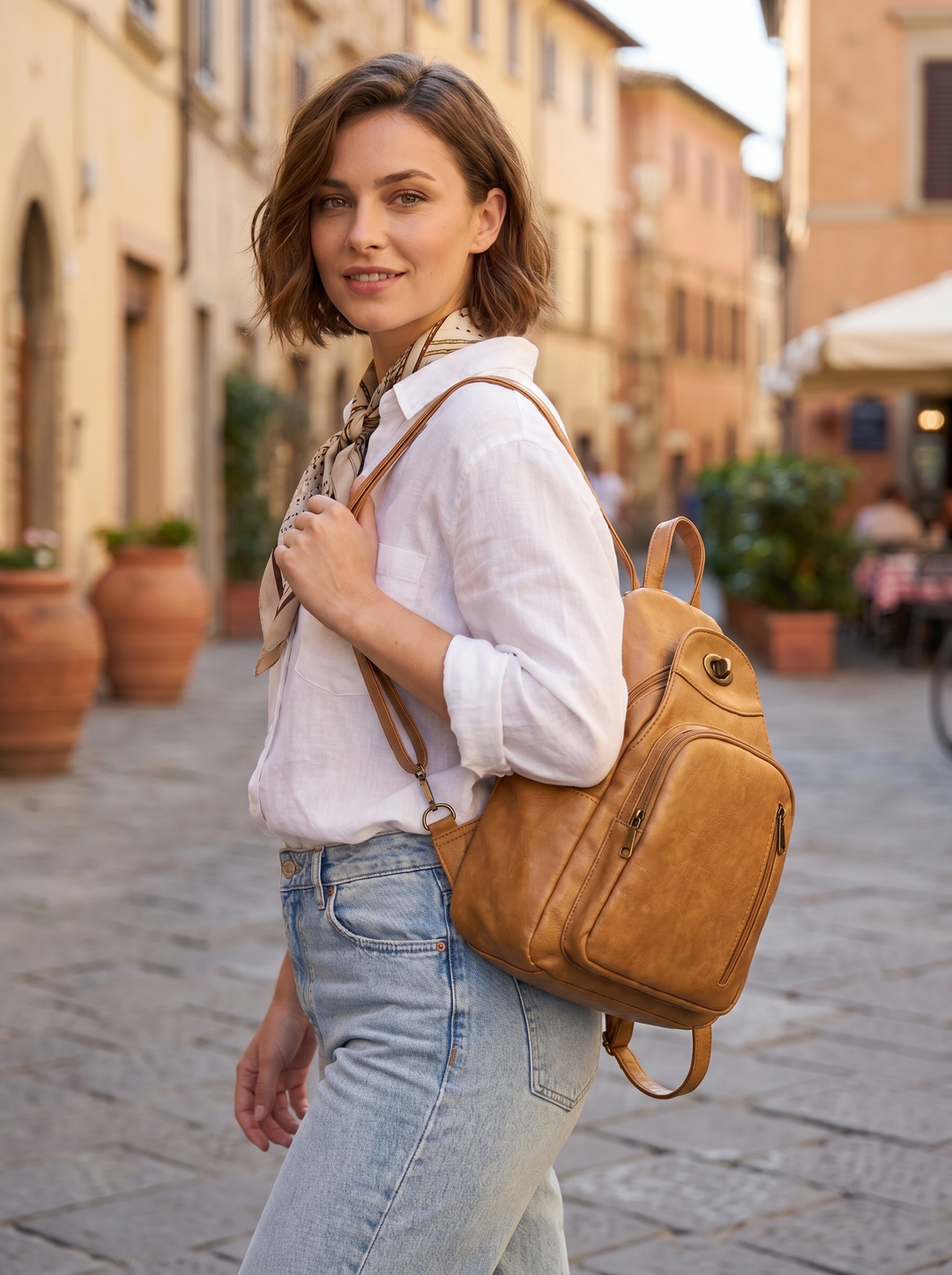 "BERNY" Rucksack - tan