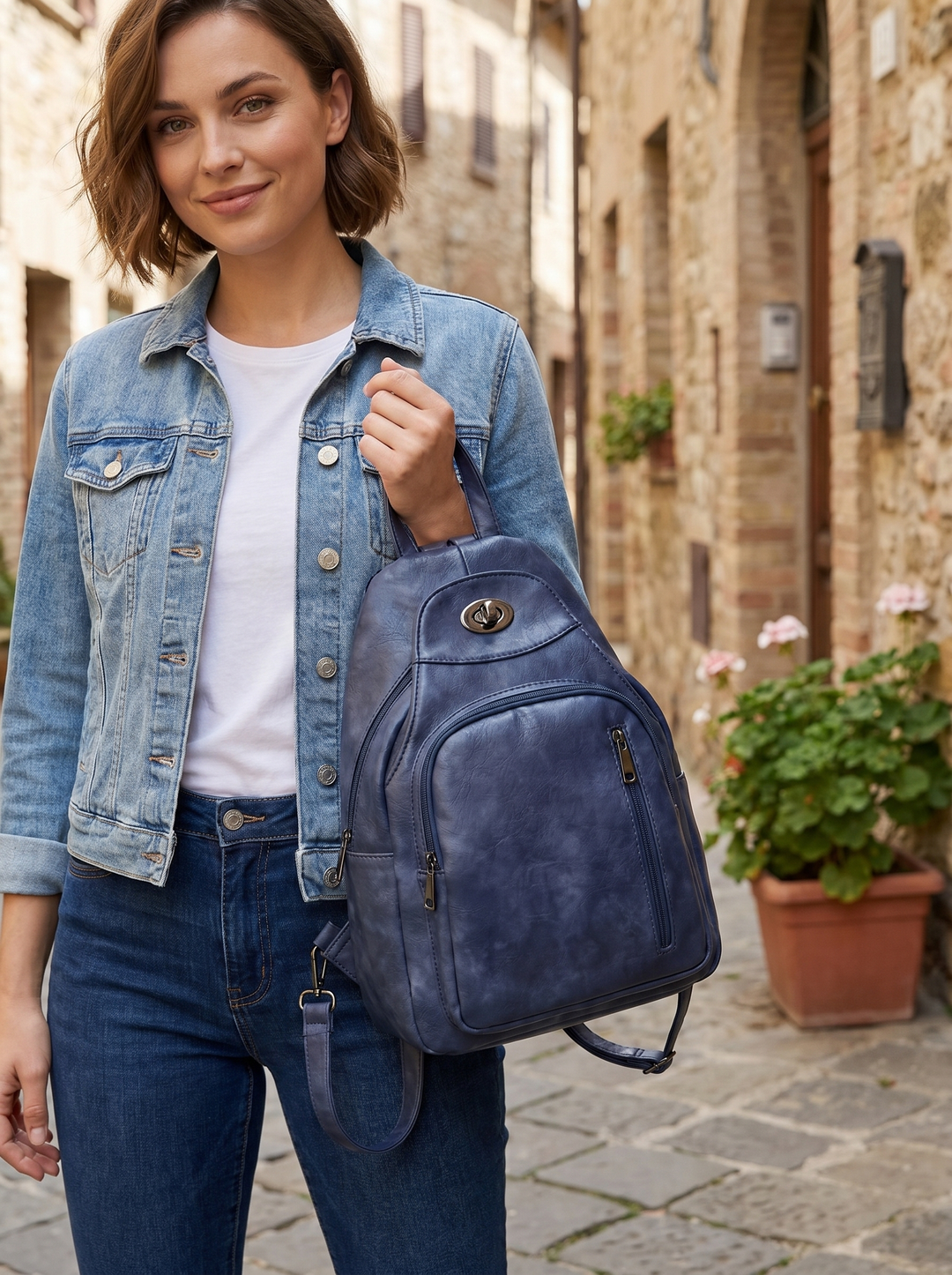 "BERNY" Rucksack - navy