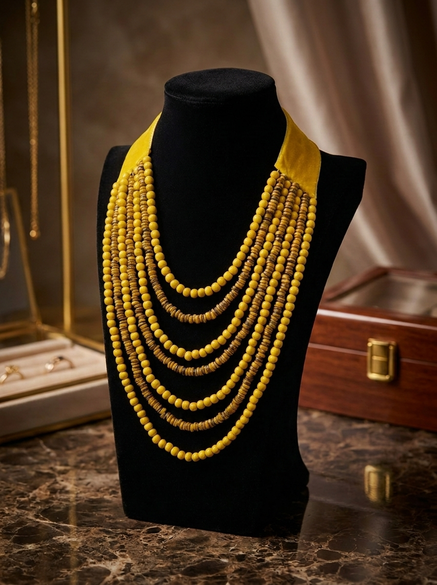 Golden Harvest Layers Necklace