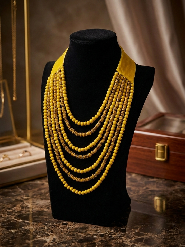 Golden Harvest Layers Necklace