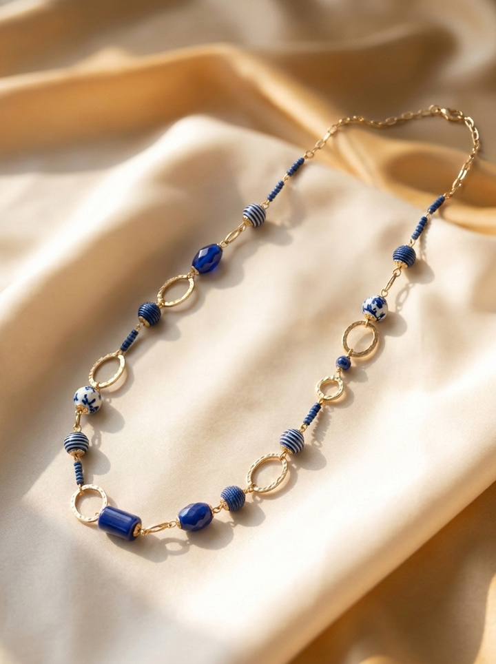 Midnight Blue Coastal Necklace