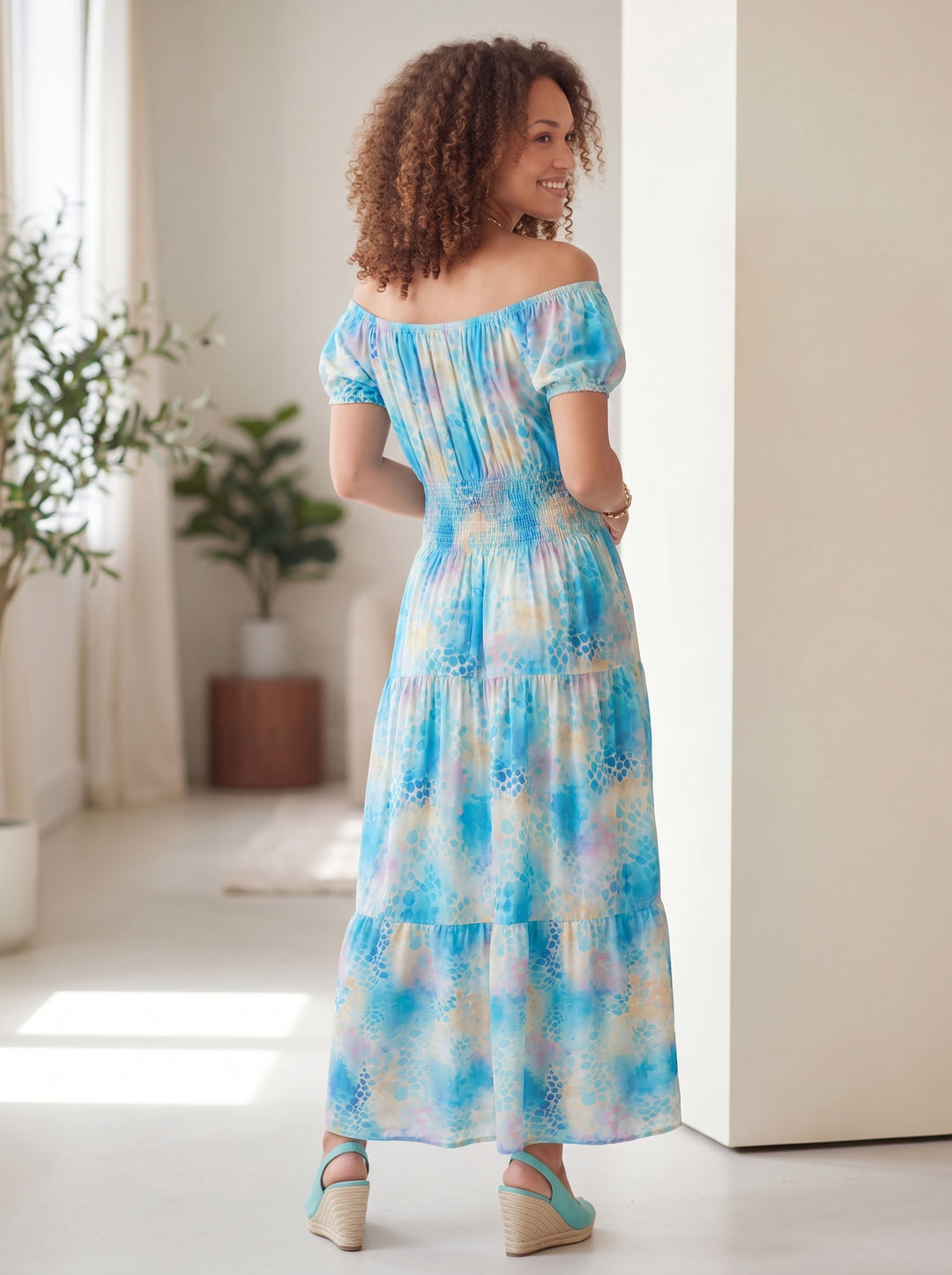 "MATILDA” Bordeaux Maxi Dress