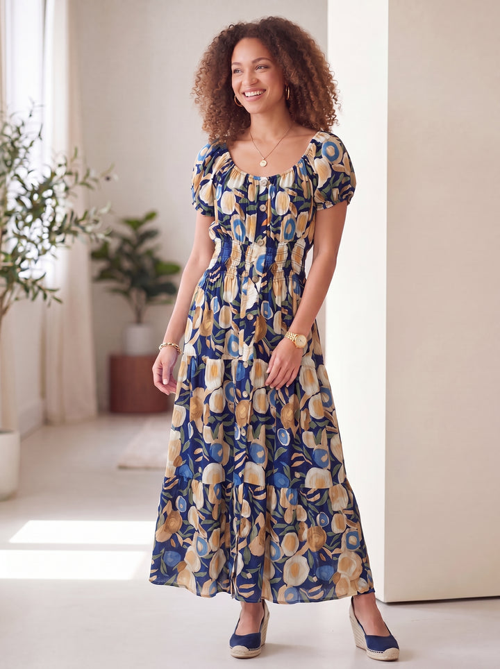 "MATILDA” Bordeaux Maxi Dress