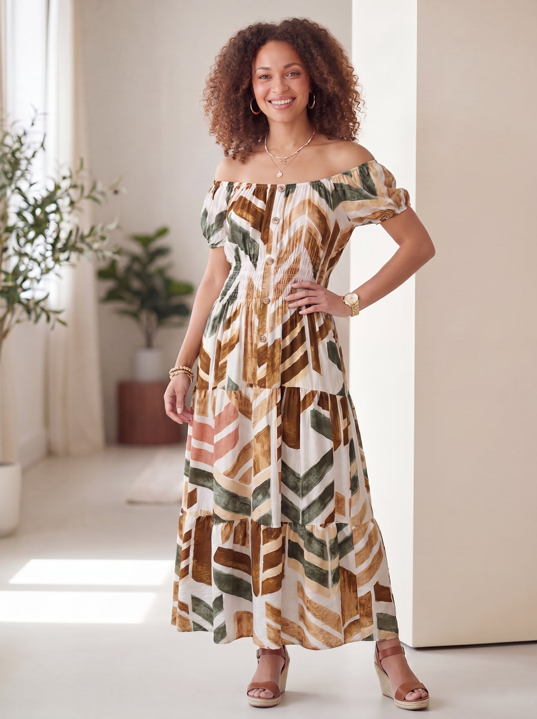 "MATILDA” Bordeaux Maxi Dress