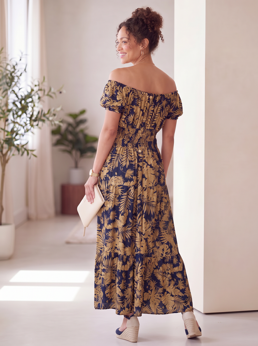 "MATILDA” Bordeaux Maxi Dress