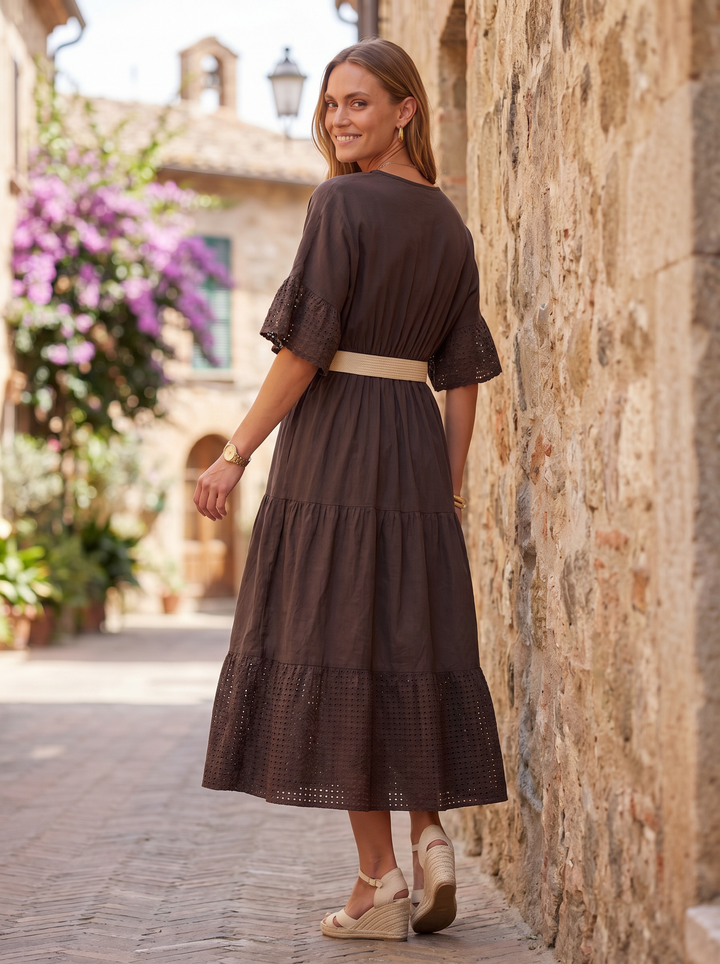 “JOLIE” Premium Boho Maxi Dress