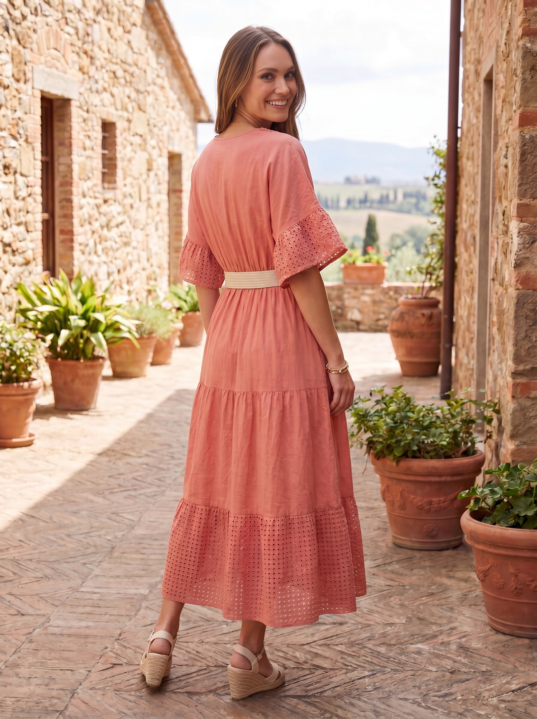 “JOLIE” Premium Boho Maxi Dress