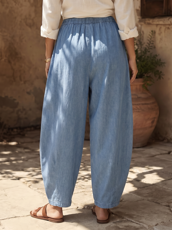 “FLORENCE” Denim Barrell Trouser