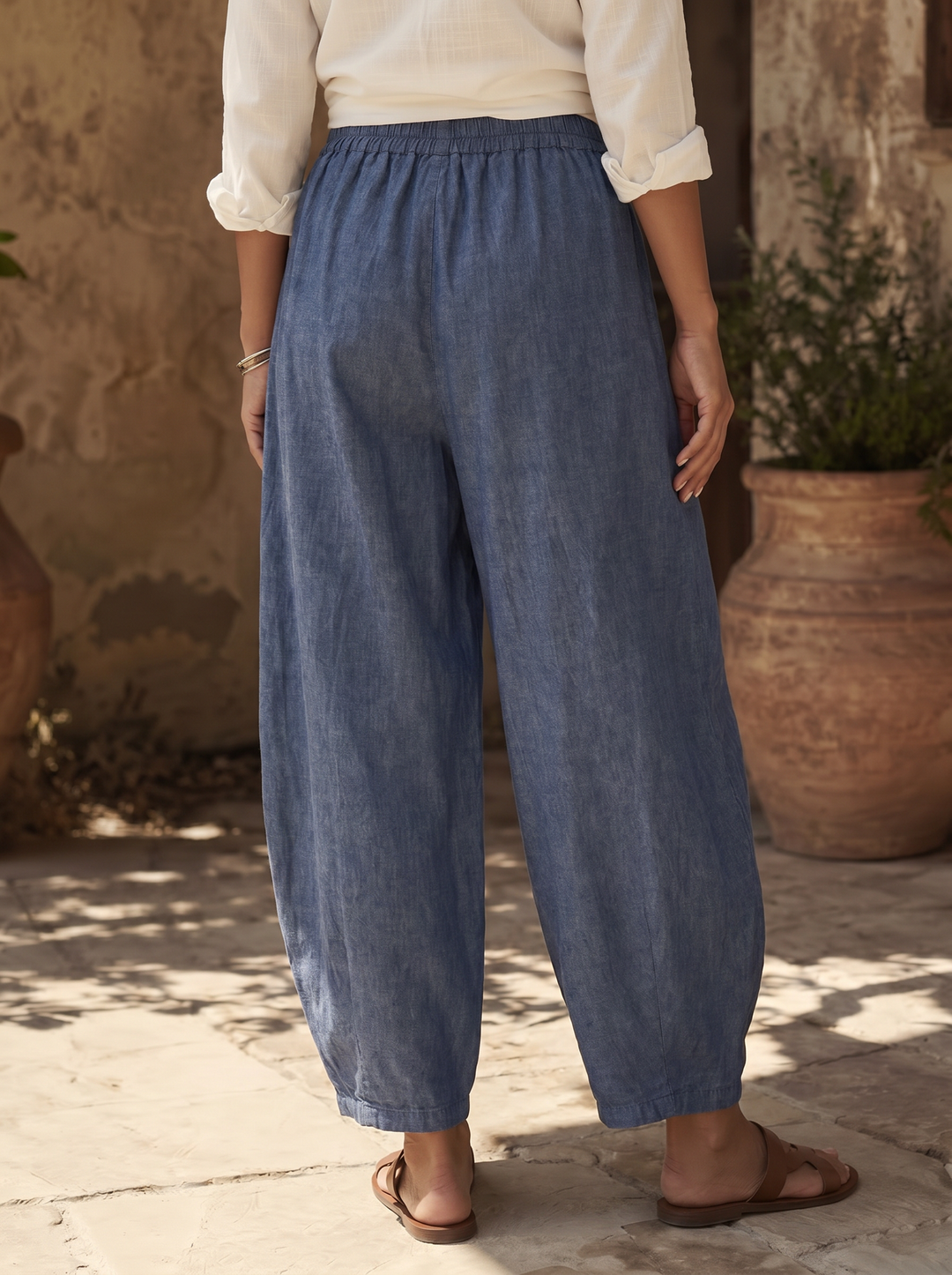“FLORENCE” Denim Barrell Trouser