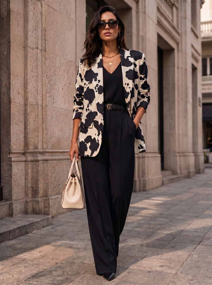 “JULES” Statement Blazer black