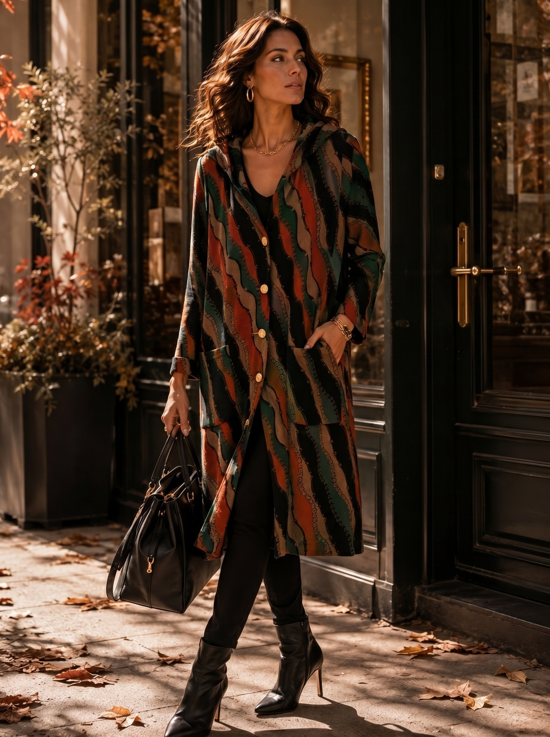 “STEPH” Premium Brushstroke Jacket  multicolour