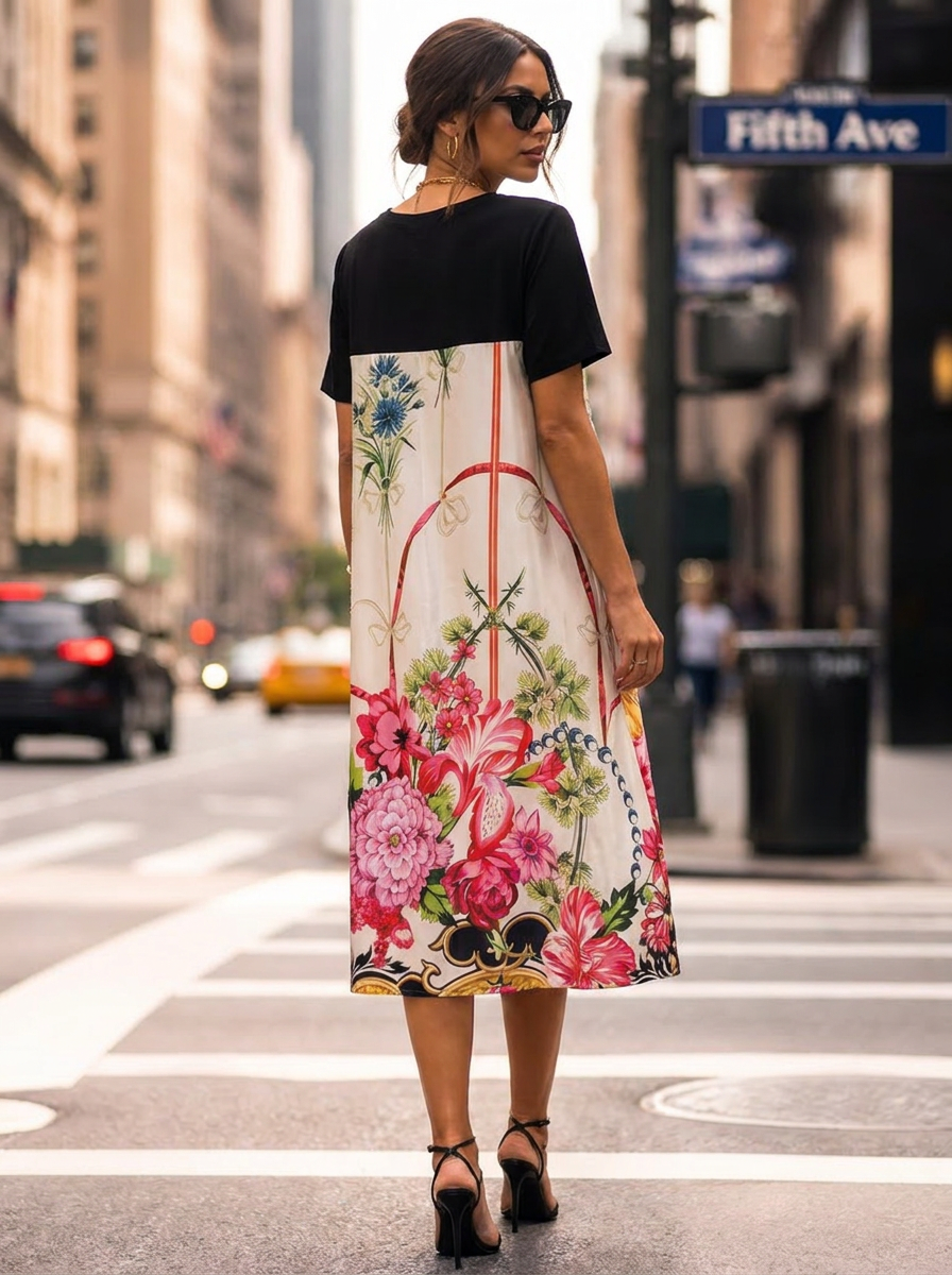 “ROBIN” Riveria Bloom Dress 
