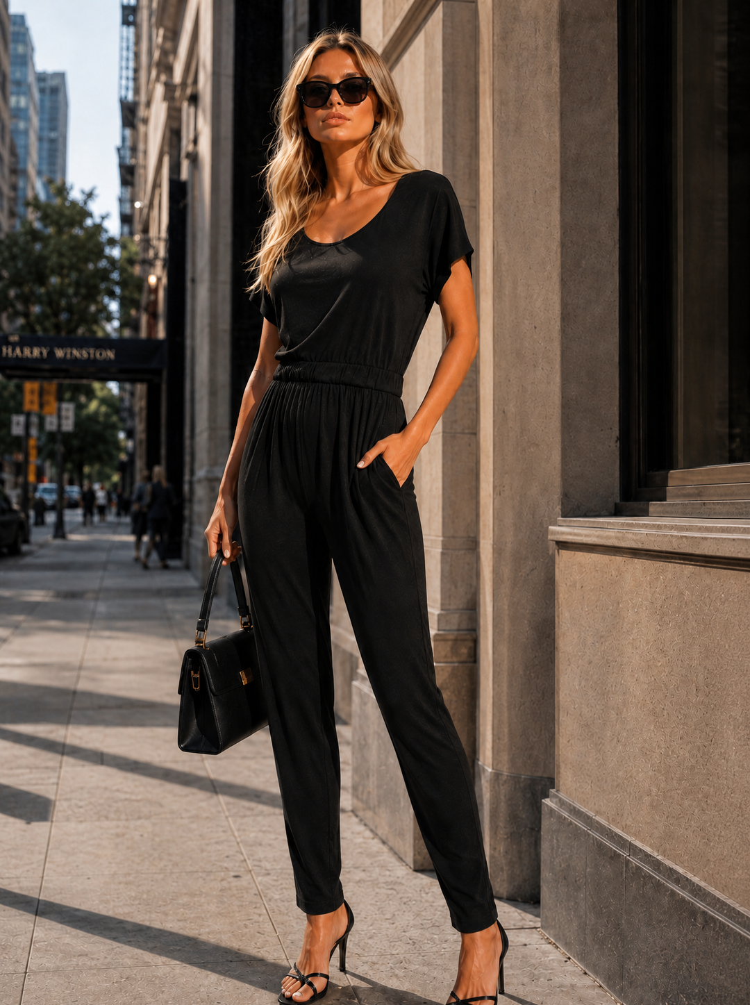 "ALICIA” Jumpsuit - Black